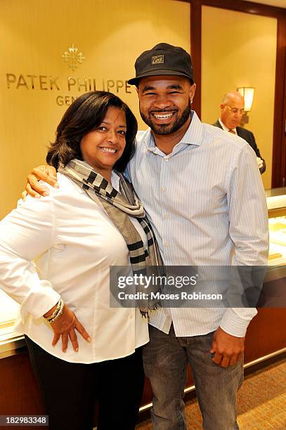 Denise Pulliam and James Pulliam attend Marie Claire Tiffany & Co Atlanta Atlas Launch at Tiffany & Co on October 2, 2013 in Atlanta, Georgia.