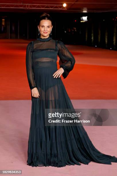 Alicia Vikander attends the 3rd Annual Academy Museum Gala at Academy Museum of Motion Pictures on December 03, 2023 in Los Angeles, California.