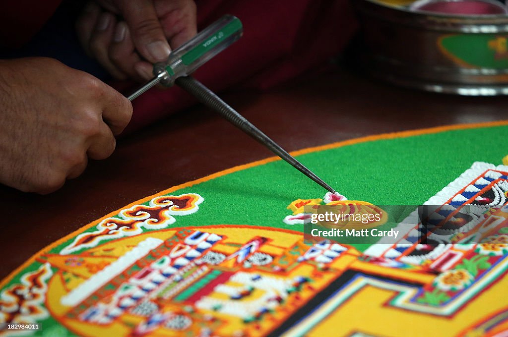 Tibetan Monks Take Part In The Salisbury International Arts Festival