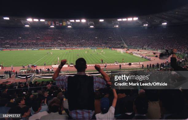 May 1996 UEFA Champions League Final - Ajax v Juventus - A General View of the Stadio Olimpico during the 1996 Champions League Final.
