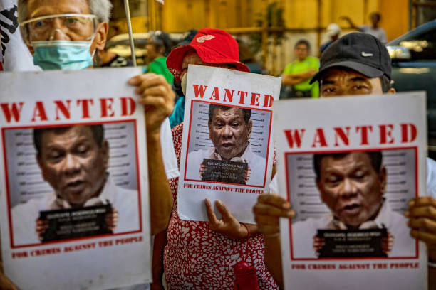 PHL: Former President Duterte Attends Court On Criminal Complaint