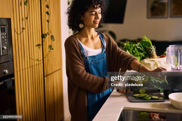 female nutritionist at home preparing meals for a week of healthy eating. - mixer stock pictures, royalty-free photos & images
