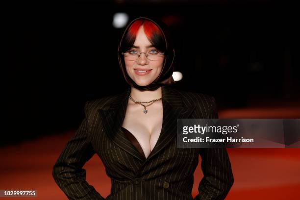 Billie Eilish attends the 3rd Annual Academy Museum Gala at Academy Museum of Motion Pictures on December 03, 2023 in Los Angeles, California.