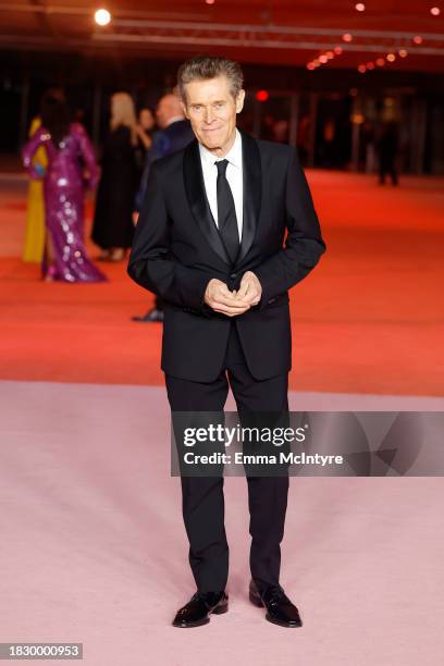 Willem Dafoe attends the Academy Museum of Motion Pictures 3rd Annual Gala Presented by Rolex at Academy Museum of Motion Pictures on December 03,...
