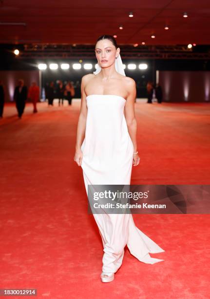 Phoebe Tonkin attends the Academy Museum of Motion Pictures 3rd Annual Gala Presented by Rolex at Academy Museum of Motion Pictures on December 03,...