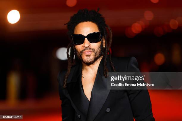 Lenny Kravitz attends the Academy Museum of Motion Pictures 3rd Annual Gala Presented by Rolex at Academy Museum of Motion Pictures on December 03,...