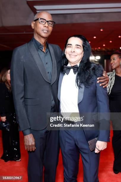 Mark Bradford and Allan DiCastro attend the Academy Museum of Motion Pictures 3rd Annual Gala Presented by Rolex at Academy Museum of Motion Pictures...