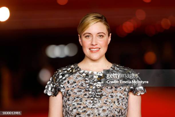 Greta Gerwig attends the Academy Museum of Motion Pictures 3rd Annual Gala Presented by Rolex at Academy Museum of Motion Pictures on December 03,...