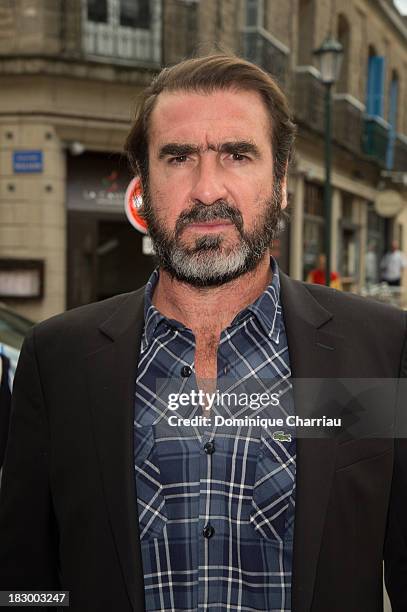 Eric Cantona arrives at the 24th Dinard British Film Festival Opening Ceremony on October 3, 2013 in Dinard, France.