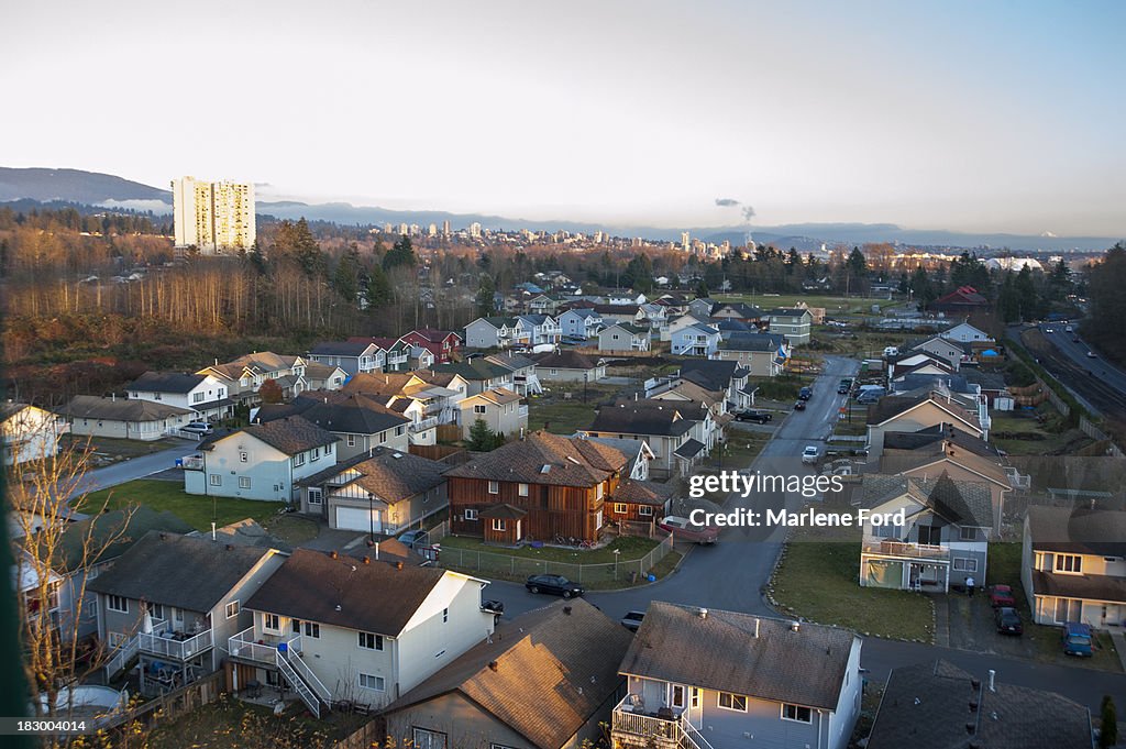 Neighbourhood on a native reserve