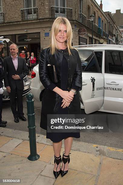 Alice Eve arrives at the 24th Dinard British Film Festival Opening Ceremony on October 3, 2013 in Dinard, France.