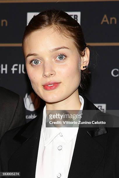 Actress Bella Heathcote attends 'An Evening With Arthur Cohn' Green Carpet during the Zurich Film Festival 2013 on October 3, 2013 in Zurich,...