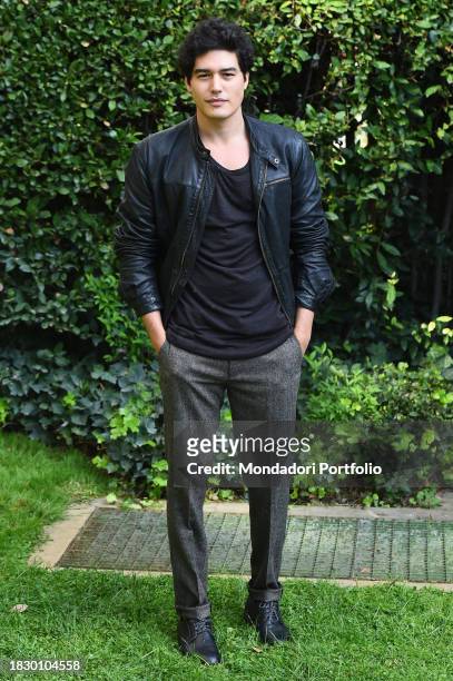 Italian actor Cristiano Caccamo participates in the photocall of the TV series Rai This is my country. Rome November 11st, 2015