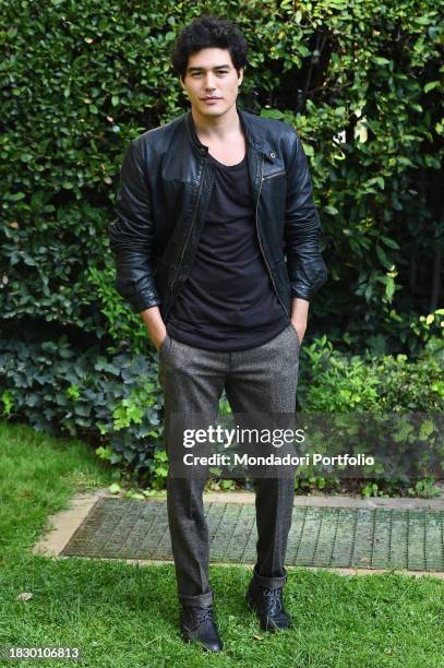 Italian actor Cristiano Caccamo participates in the photocall of the TV series Rai This is my country. Rome November 11st, 2015