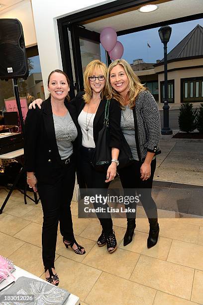 Tracy Murray, Randi Rentz and Liz Bohan attend the Shop For A Cause with Living Beyond Breast Cancer and People StyleWatch hosted at White...