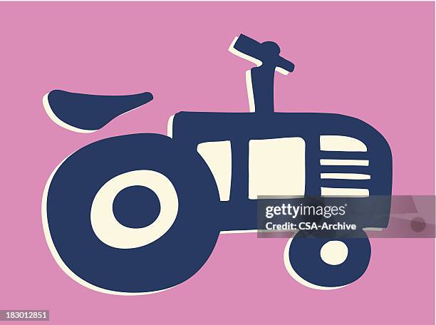 tractor - tractor driver stock illustrations