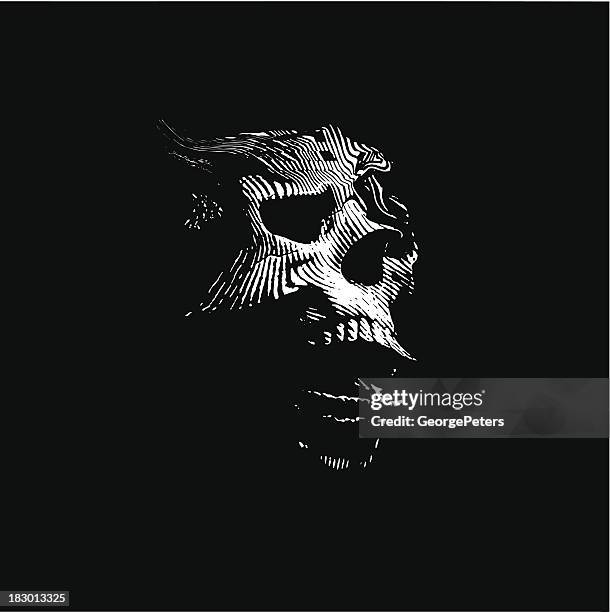 ilustraciones, imágenes clip art, dibujos animados e iconos de stock de scary monster - color saturado