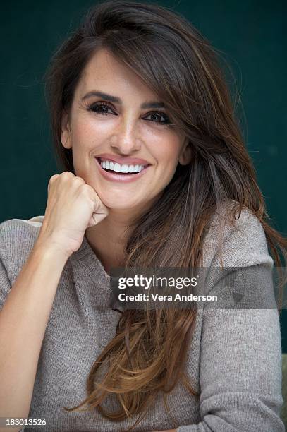 Penelope Cruz at "The Counselor" Press Conference at The Mayfair Hotel on October 3, 2013 in London, England.