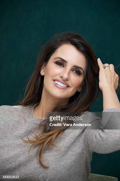 Penelope Cruz at "The Counselor" Press Conference at The Mayfair Hotel on October 3, 2013 in London, England.