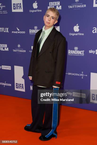 Molly Manning Walker attends The 26th British Independent Film Awards at Old Billingsgate on December 03, 2023 in London, England.