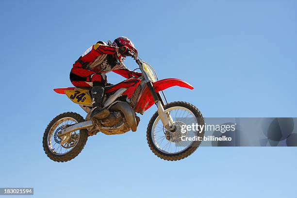 motocross jumper - motocross stock pictures, royalty-free photos & images