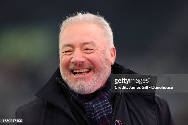Sports presenter Ally McCoist during the Premier League match between Newcastle United and Manchester United at St. James Park on December 02, 2023...