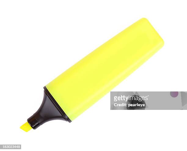 highlighter - gul bildbanksfoton och bilder