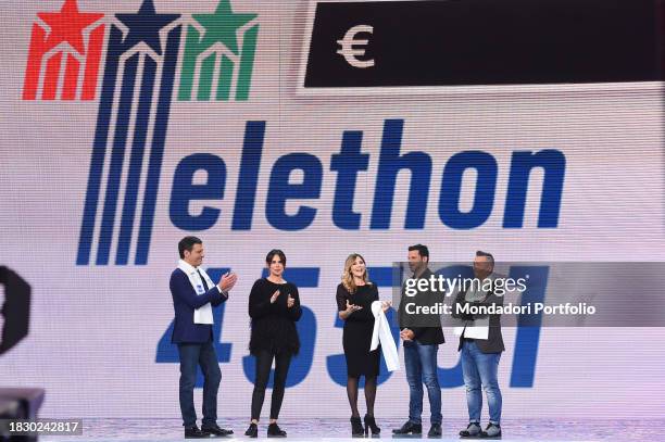 Italian TV host, entrepreneur Paola Perego; Italian journalist, TV host and writer Salvo Sottile, Italian TV host, radio host and author Arianna...