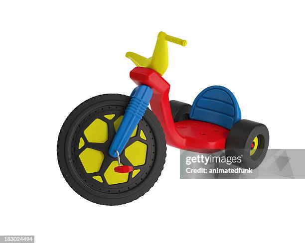 big wheel trike - tricycle stock pictures, royalty-free photos & images