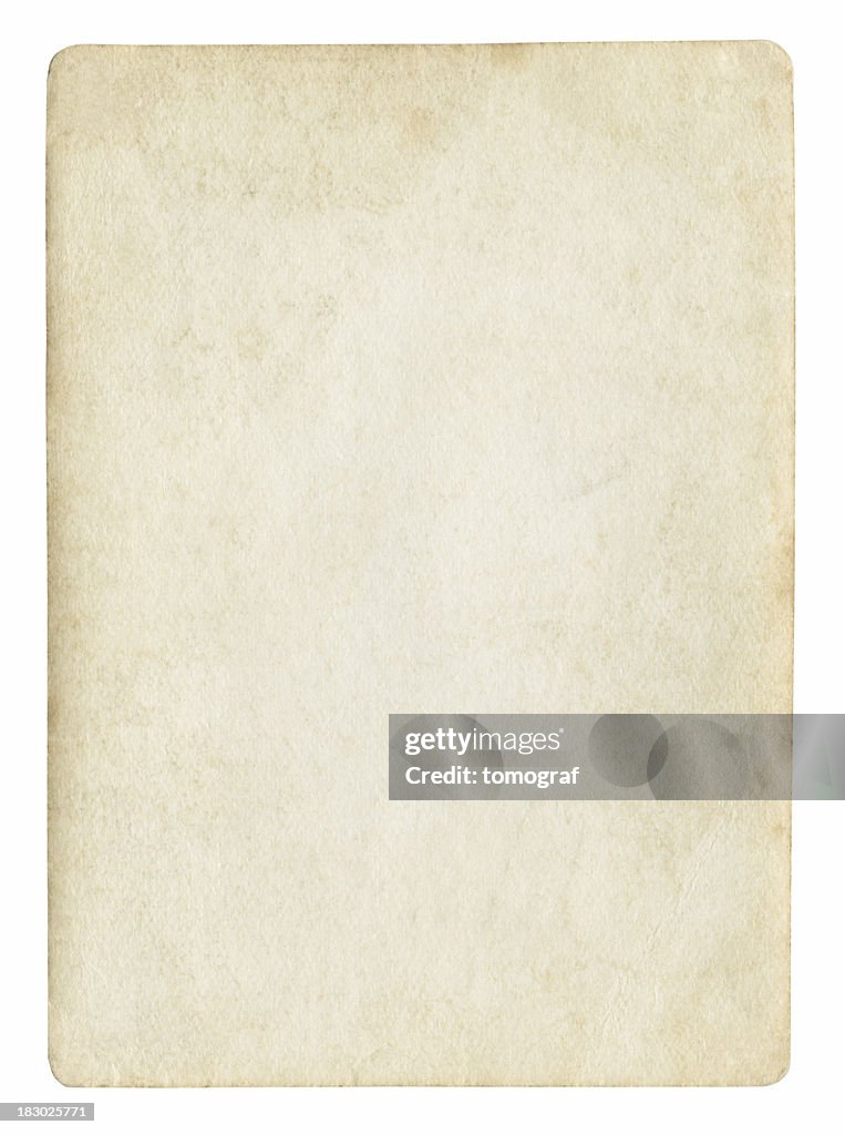 Nothing Paper Antiquated Sheet Of Paper With Nothing Written On It High-Res Stock ...