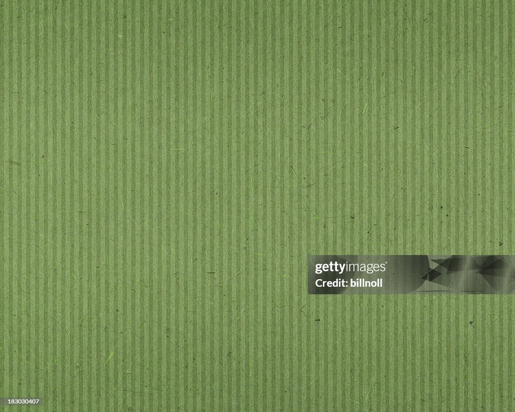 Carta verde con effetto texture con linee verticali