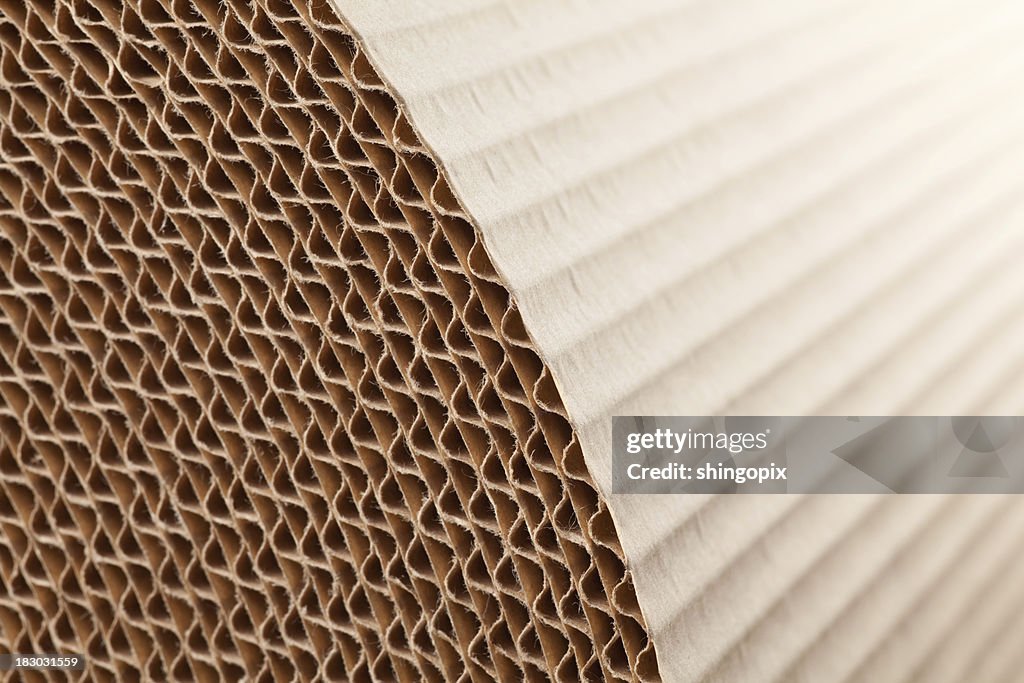 Corrugated cardboard