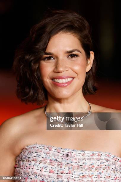 America Ferrara attends the 2023 Academy Museum Gala at Academy Museum of Motion Pictures on December 03, 2023 in Los Angeles, California.
