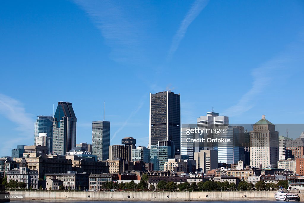 City of Montreal Cityscape in Summer