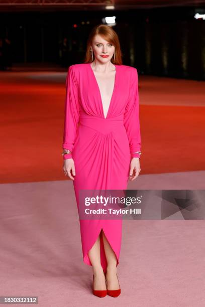 Bryce Dallas Howard attends the 2023 Academy Museum Gala at Academy Museum of Motion Pictures on December 03, 2023 in Los Angeles, California.