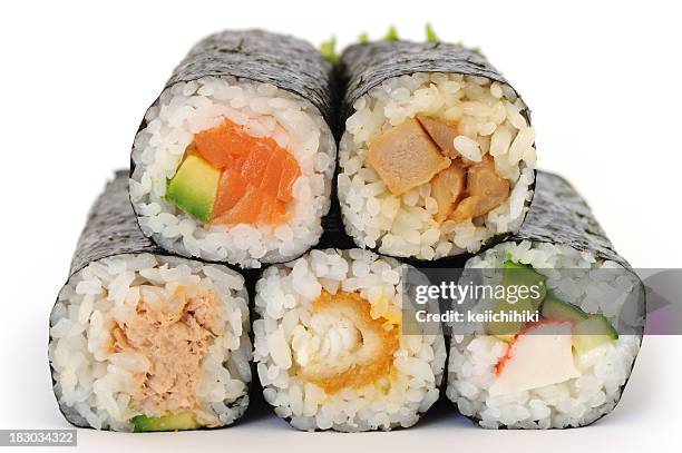 sushi - maki sushi stockfoto's en -beelden