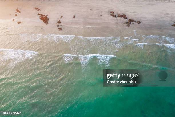 the bay afternoon of the long beach in bo'ao, hai nan - boao economic forum stock pictures, royalty-free photos & images