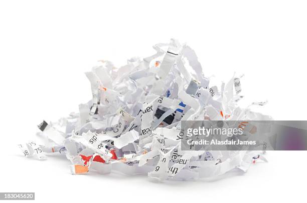 shredded paper - shredded paper stock pictures, royalty-free photos & images