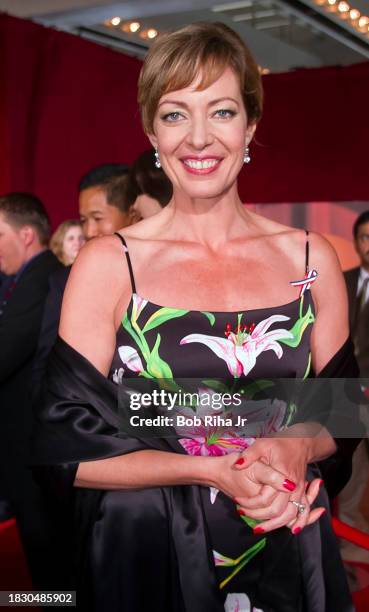 Actress Allison Janney at the 53rd Emmy Awards Show, November 4, 2001 in Los Angeles, California.