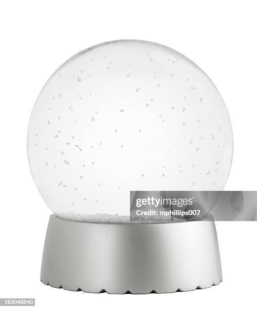 bola de cristal com neve - bola de cristal com neve imagens e fotografias de stock