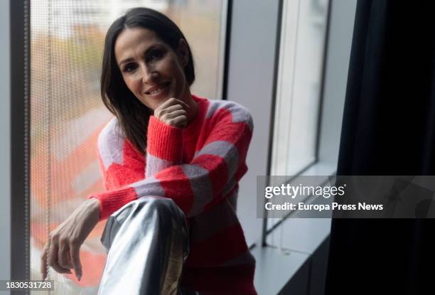 The singer Malu poses for an interview for Europa Press, at Sony Music, on December 4 in Madrid, Spain. The album with which Malu celebrates her 25...