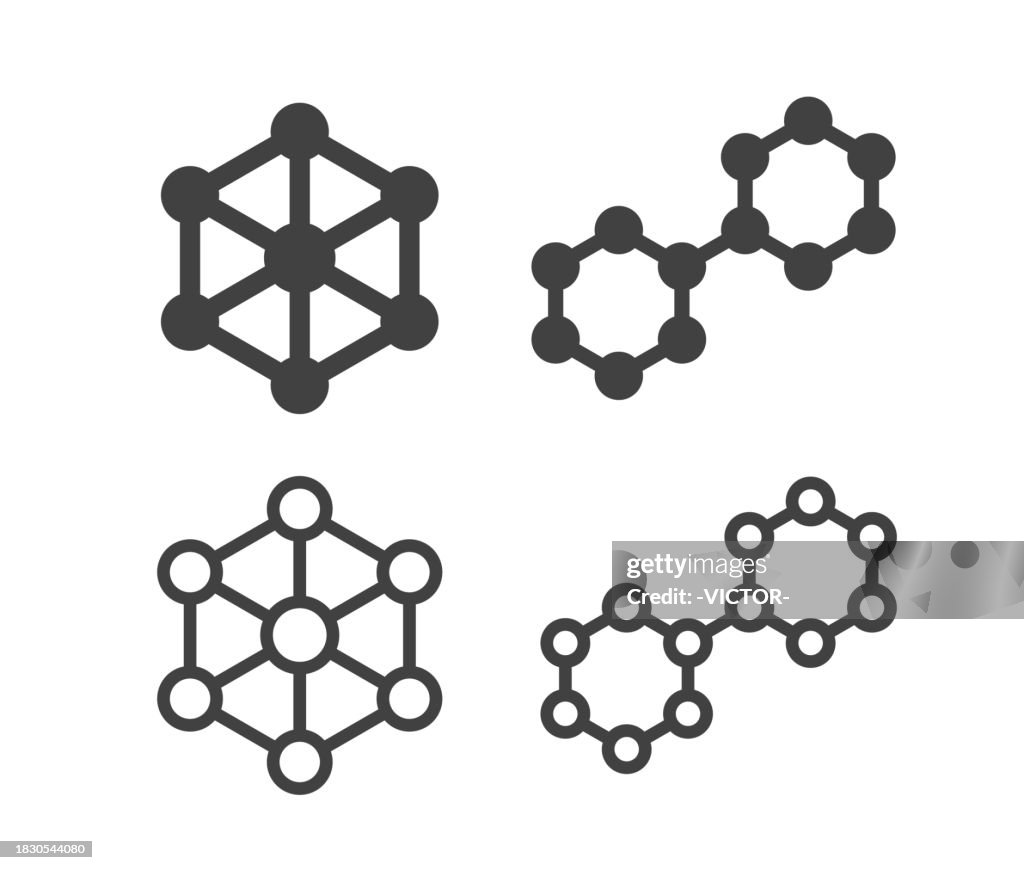 Molécula - Iconos de ilustración