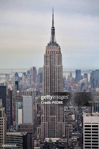 nova york - empire state building imagens imagens e fotografias de stock