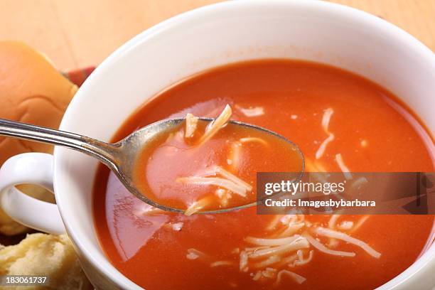 トマトスープ - tomato soup ストックフォトと画像