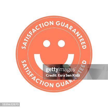 Circular And Vector Customer Satisfaction Label High-Res Vector Graphic ...