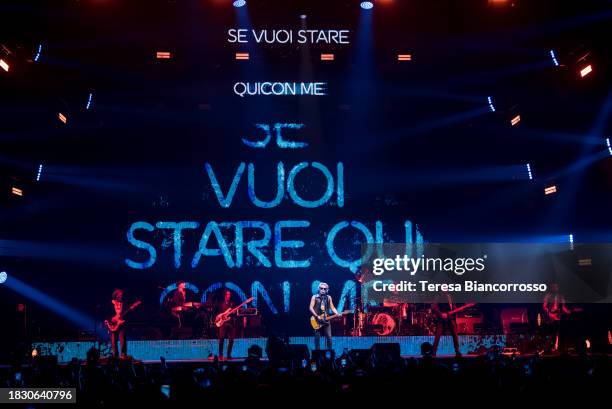 Luciano Ligabue performs at Palasele of Eboli on December 03, 2023 in Eboli, Italy.