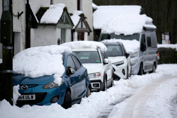GBR: Homes In Cumbria Still Without Power After Weekend Snowfall