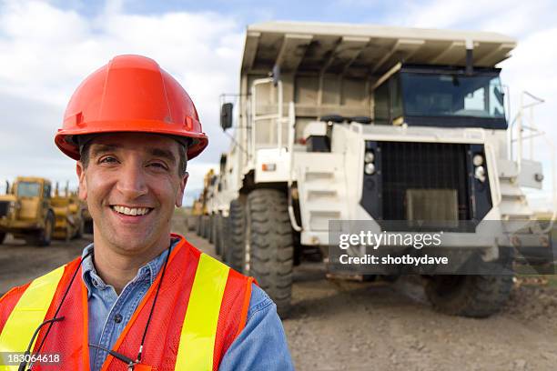 Heavy Driver Truck In Front Of Building Photos and Premium High Res Pictures - Getty ...