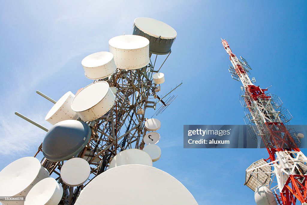Radio station and telecommunication tower