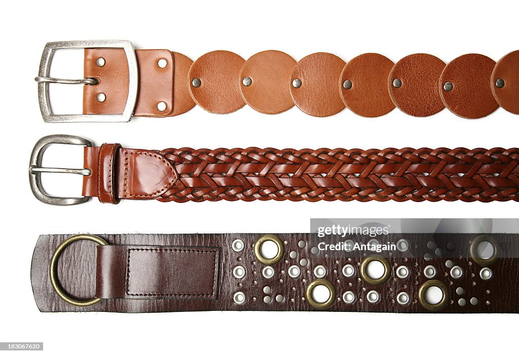 Leather belts